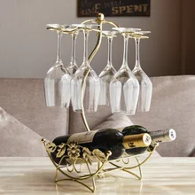 Двойное вино полка для вина рамка стеклянная рамка железная полка вино Европейская мода украшения