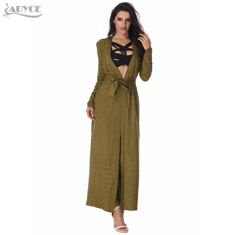 Best Prices 2016 New winter Fashion Women basic Coats Runway Geometic Jacquard Celebrity Party Bandage Cardigan Bandage Jacket