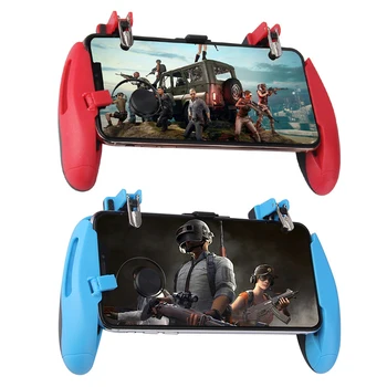 

PUBG Mobile Gamepad Controller L1R1 Fire Button Aim Key Stretchable Gamepad Joystick Pubg Game Shooter Trigger With Phone Holder