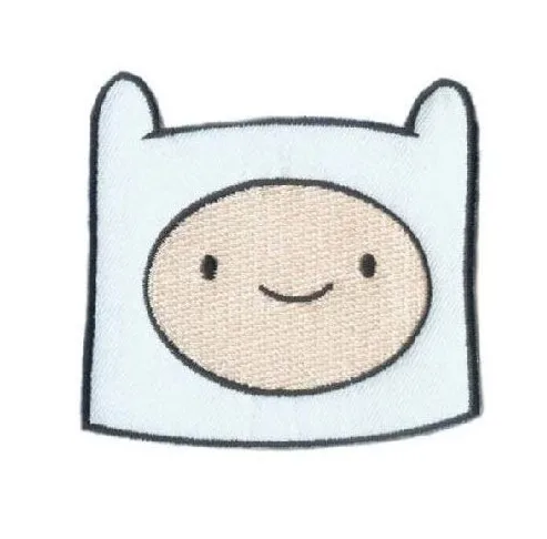 Adventure Time Finn голова фильм с нашивкой в виде логотипа приклеивающиеся утюгом