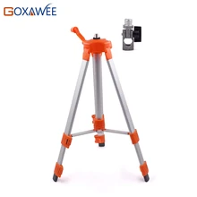 GOXAWEE 120 см лазерный нивелир Штатив для регулируемого выравнивания штанги пузырьковый 5/8 дюймов с удлинителем и регулируемой высотой для нивелира