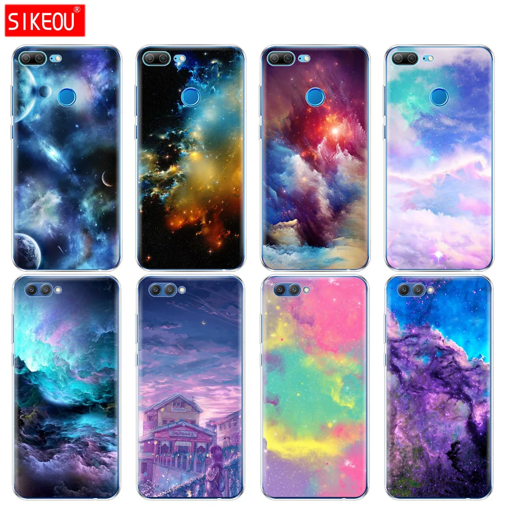 

Silicone Cover phone Case for Huawei Honor 10 V10 3c 4C 5c 5x 4A 6A 6C pro 6X 7X 6 7 8 9 LITE outer space stars planet