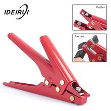 HS-519 2.4-9 mm Cable Tie Gun Tensioning and Cutting Tool for Plastic Nylon Cable Tie or Fasteners stainless steel cable ties cable ties clamp cable tie tensioning sharp tool trigger action cable gun with cutter