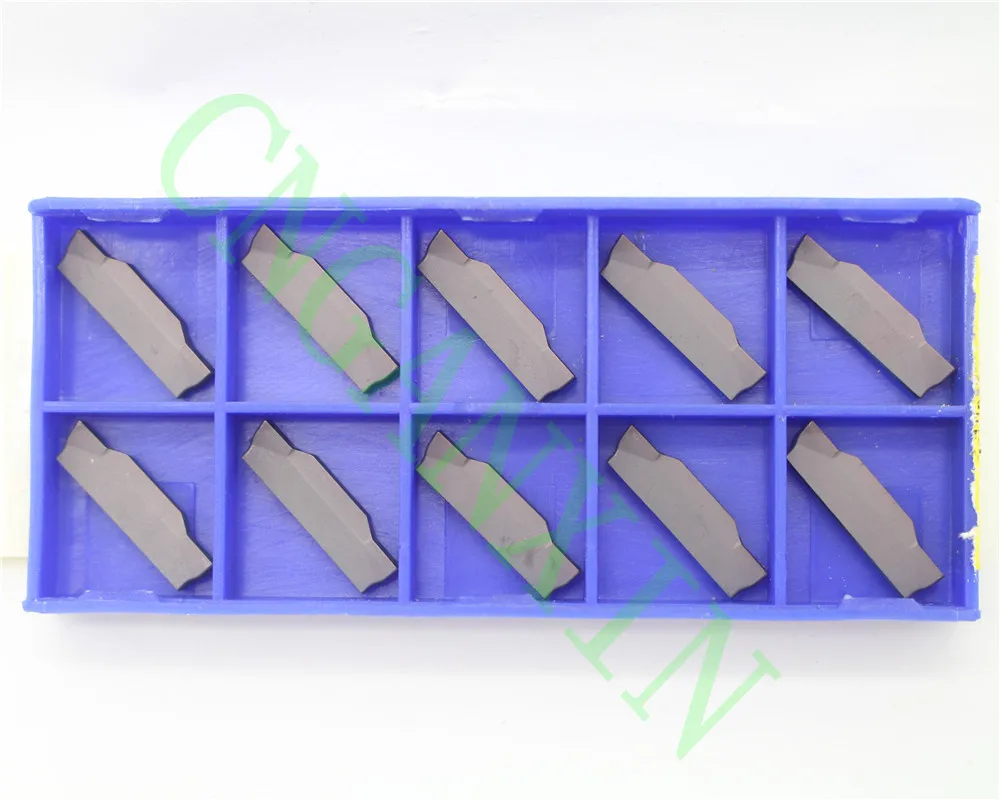 

10pcs CNGANXIN ZTFD0303-MG YBC202 CNC Carbide Grooving insert