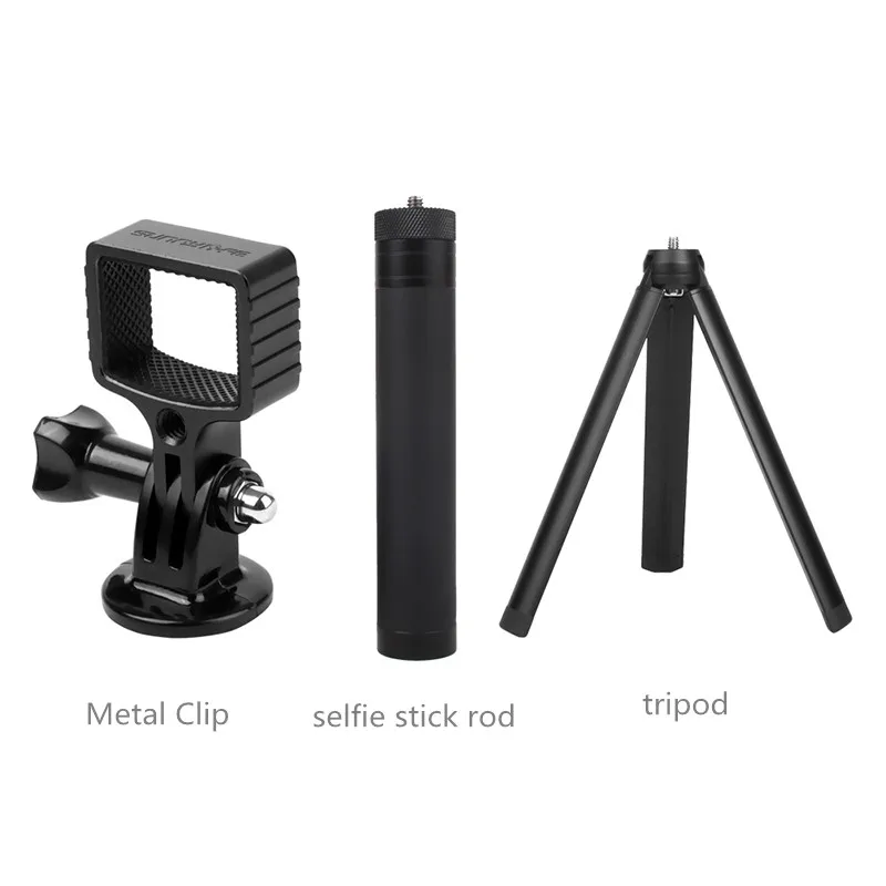 osmo Pocket Handheld selfie stick rod + tripod stabilize holder with Metal Clip For DJI osmo Pocket camera gimbal  1 (4)