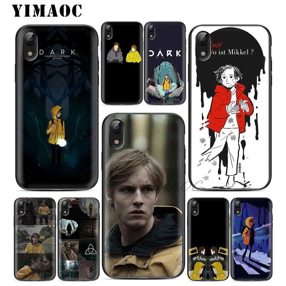 

YIMAOC Dark Deutschland Soft TPU Black Silicone Case for iPhone X or 10 8 7 6 6S Plus 5 5S SE Xr Xs Max