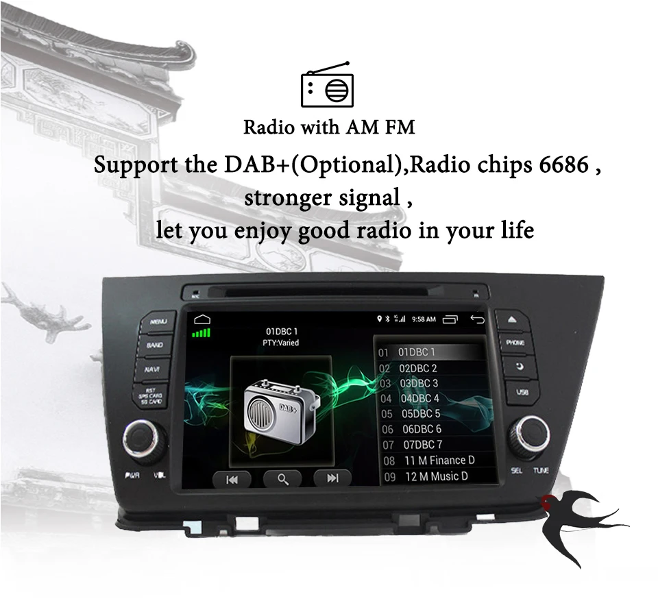 Top Android 9.0 4G+64G CAR DVD PLAYER 1024*600 solution FOR KIA NIRO 2016 2017 2018 Autoradio stereo multimedia player bluetooth gps 1