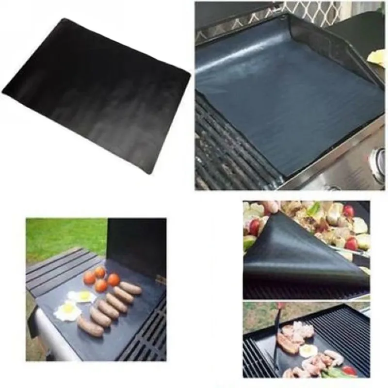 

1 Pcs BBQ Grill Mats Microwave Oven Outdoor Barbecue Grill and Bake Mats Reusable Dishwasher Safe Cooking Tools Accessories