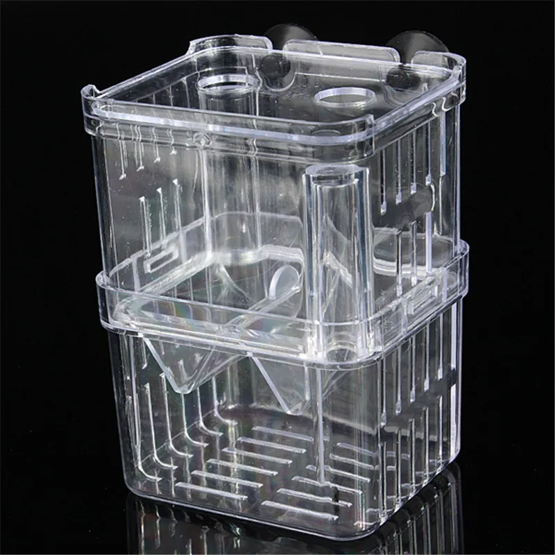 Transparent 1PCS Large Plastic Transparent Fish Aquarium Breeding Boxes