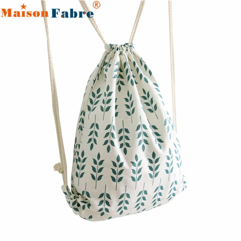 

Fabulous Women Wheat Ear Drawstring Beam Port Backpack Shopping Bag Travel Bag free shipping wholesale AUG08