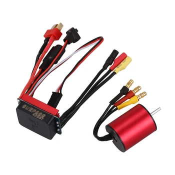 

SURPASS HOBBY S2430 7200KV Sensorless Brushless Motor and 25A Brushless ESC Combo Set for 1/16 1/18 RC Car Truck