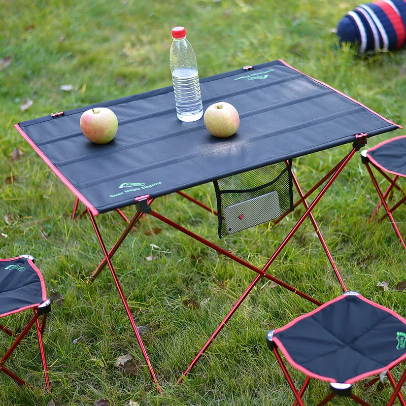 

free shipping large size Picnic outdoor camping portable folding table Aluminum Alloy folding table stall fishing table chair