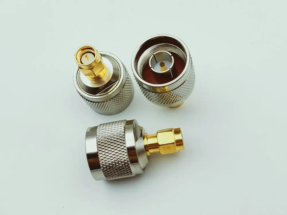 N male CONNECTOR BRASS SMA male to N male plug RF convertor connector straight connector