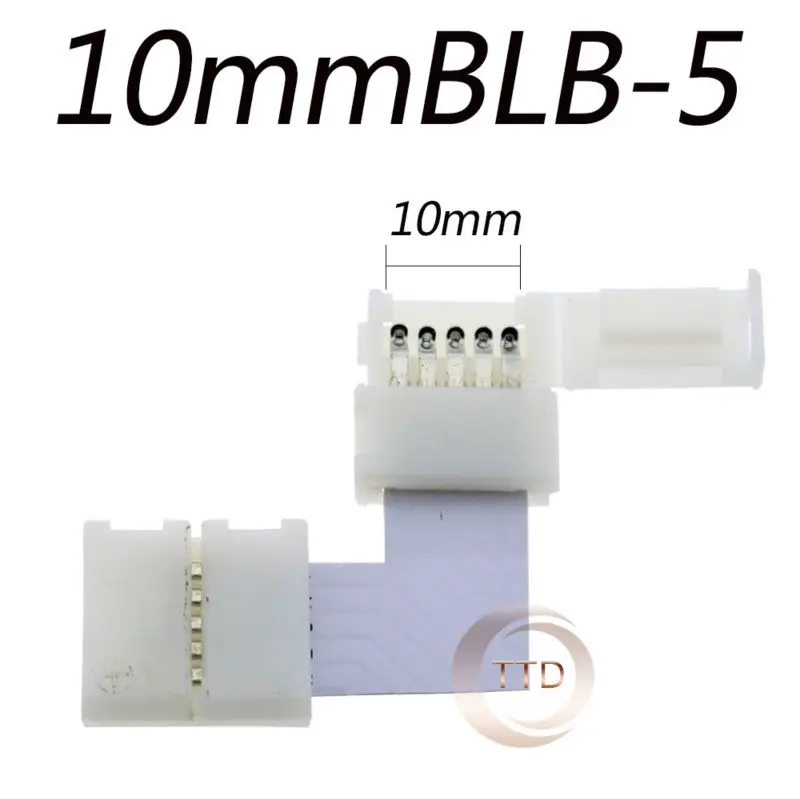 2pin 3pin 4pin 5pin 8 мм/10 мм/12 мм L Форма светодиодный разъем для подключения угловая под