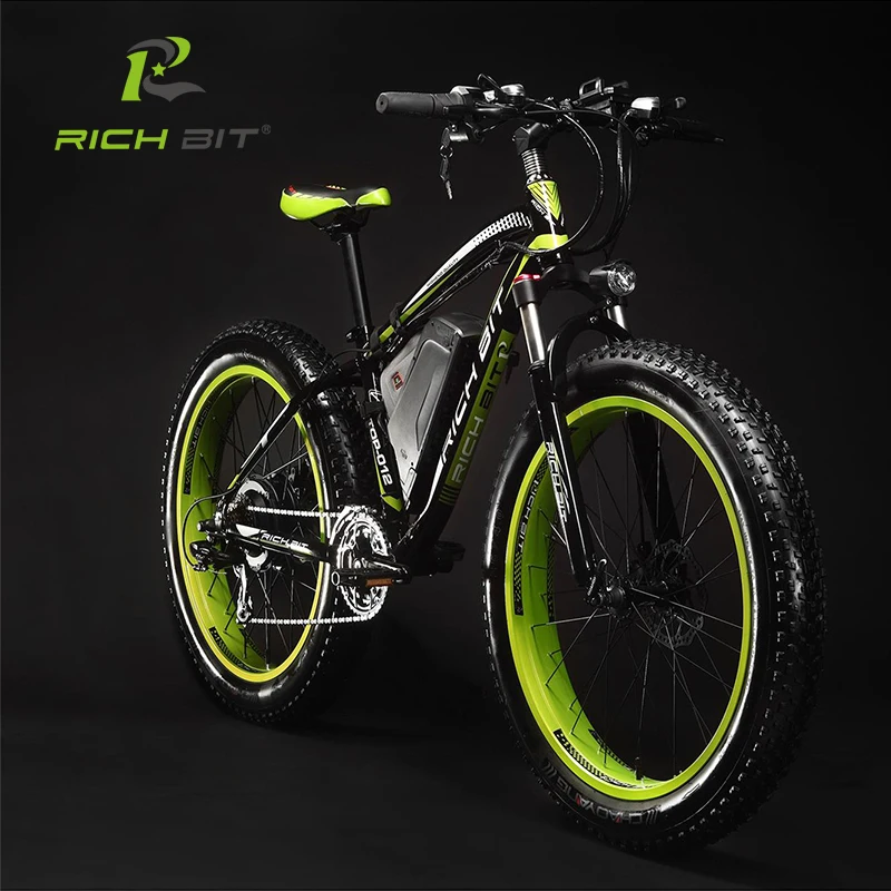 Рихбит Ebike Новый 21 скоростей Электрический Одноколесный самокат велосипед 48 в 1000