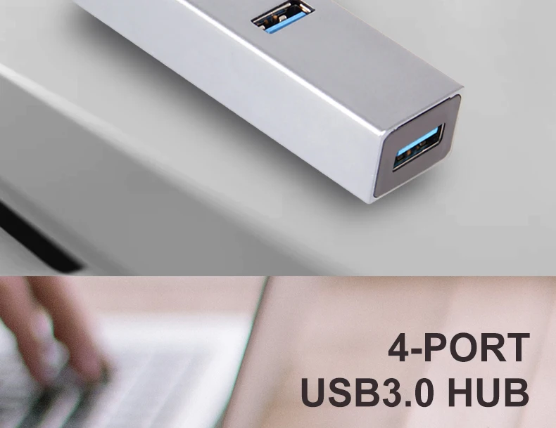 OFCCOM USB 3,0 usb-хаб высокоскоростной 4 порты Ethernet адаптер для ПК ноутбук Mac USB концентраторы питание Macbook Pro