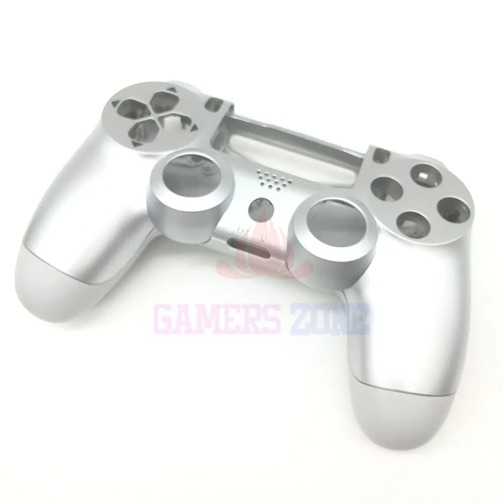 Евро Ограниченная серия Золотой Серебряный цвет корпус чехол для sony Playstation 4 PS4 беспроводной контроллер - Цвет: Silver Grey