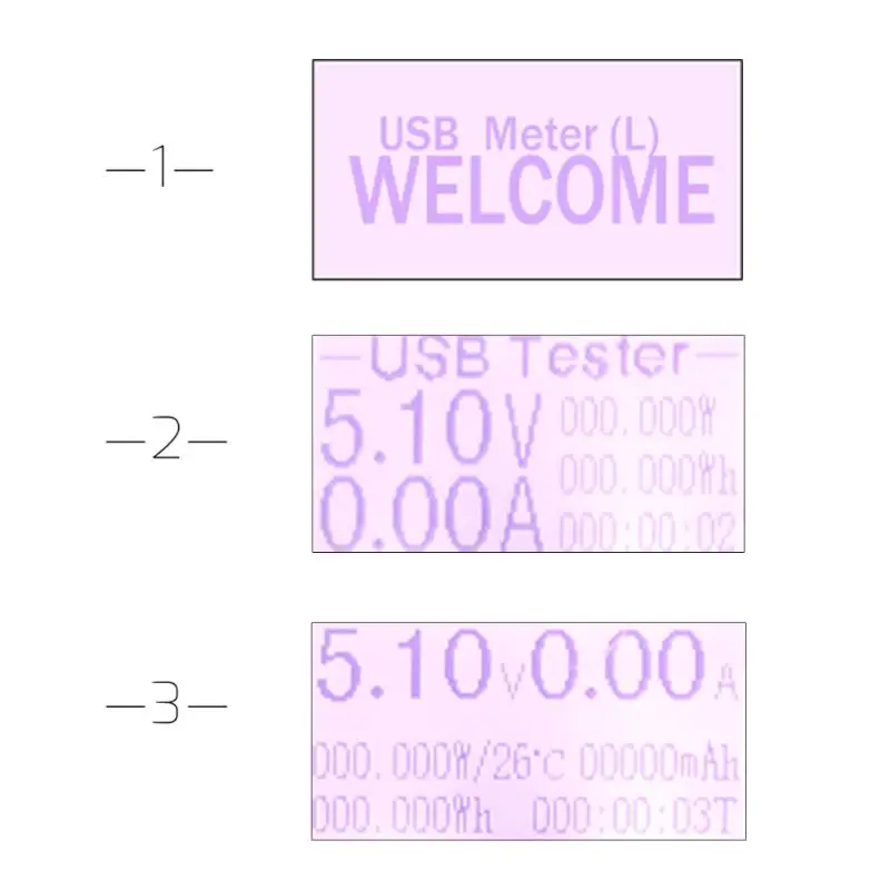 Многофункциональный USB Детектор DC Цифровой тест er ЖК-дисплей Напряжение Ток измеритель мощности Вольтметр Амперметр зарядное устройство для телефона тест
