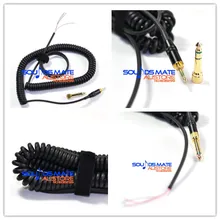 Coiled DJ Cable Cord Wire Line For Sony MDR V 900 7509 600 MDR7509 MDR V900 V600 HD Monitor Headphone 1m 3m
