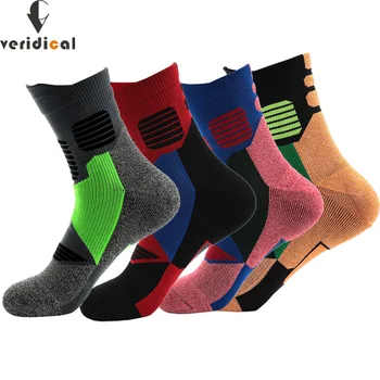 

VERIDICAL cotton Athletic man short socks colorful street fashion winter terry sock hip hop happy funny socks men 5 pairs/lot