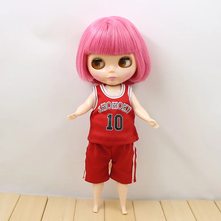 Наряды для Blyth doll Plumpy платье SHOHOKU баскетбольная форма для плюма