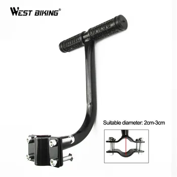 

WEST BIKING Children Safety Armrest Bike Rear Seat Handle Bar Bicycle Saddle Chair Armrest Cycling Rear Saddle Kids Handlebar
