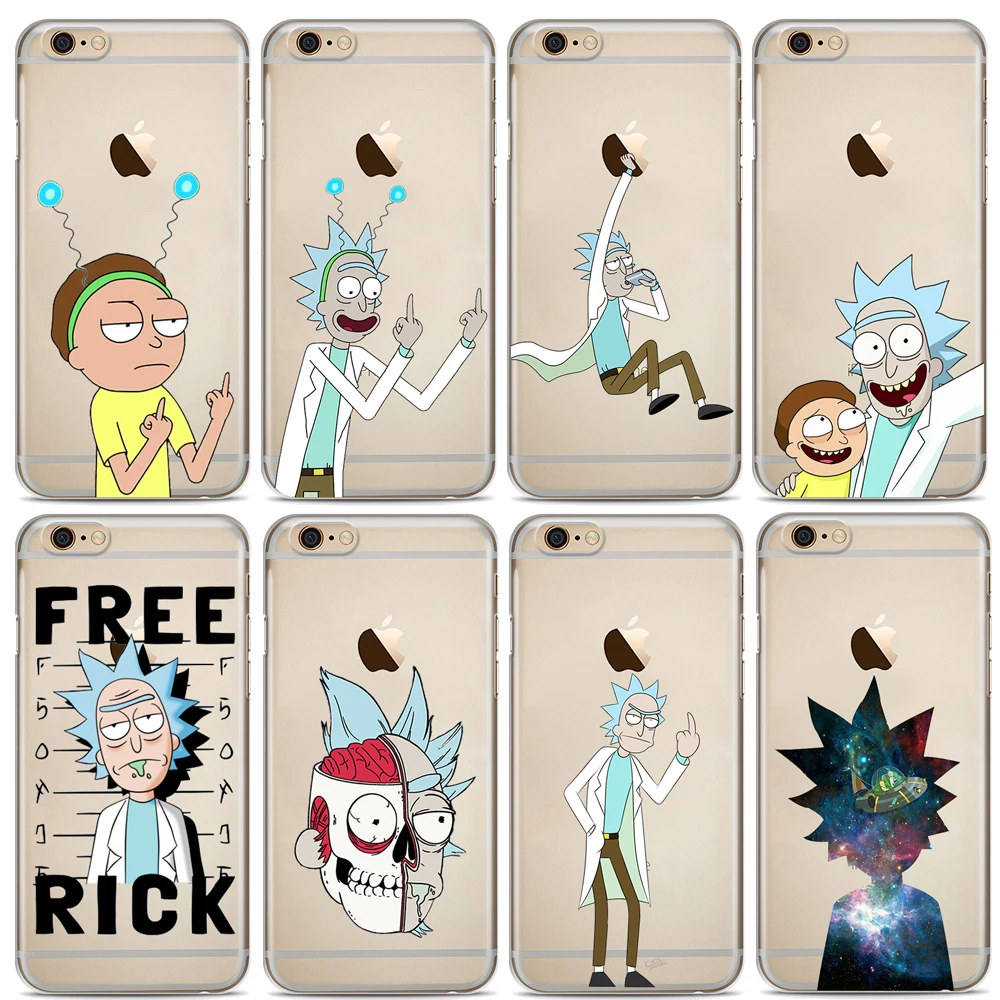 

Rick and Morty Phone Case For iphone X XS Max XR 8 8Plus 7 7Plus 6 6S 6Plus 5 5S SE Soft Silicone Cases Cover