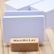 Пустой белый ПВХ карты для термопринтера пластиковые белые карты Фото ID карты белые пластиковые карты