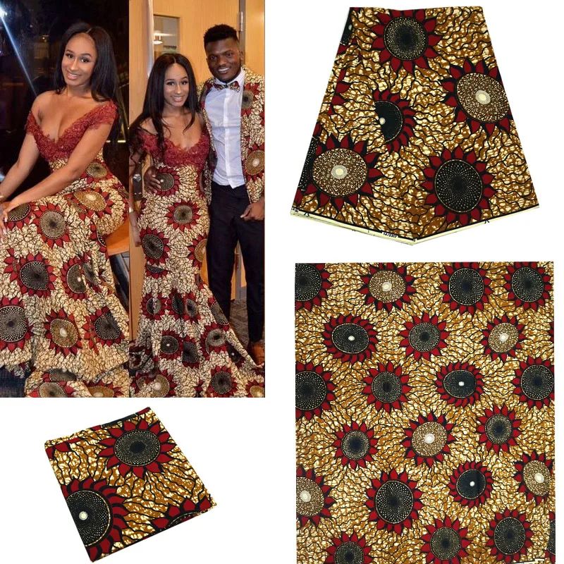 

2018 African veritable wax print fabrics super wax hollandais style quality ankara batik block prints dutch wax tissue wax