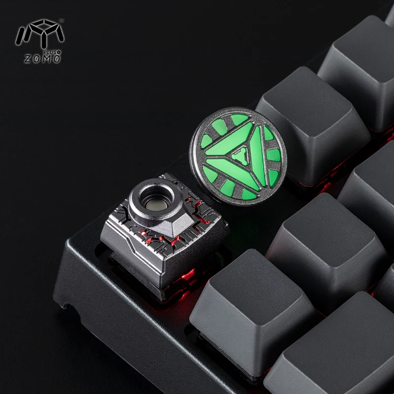 Zomo ironman реактор Artisan Keycap CNC Анодированный Алюминиевый совместимый переключатель