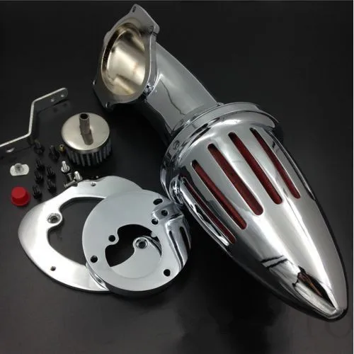 Motorcycle Chrome Air Cleaner Intake Filter Kit For Honda VTX 1300 VTX1300 All Years | Автомобили и мотоциклы