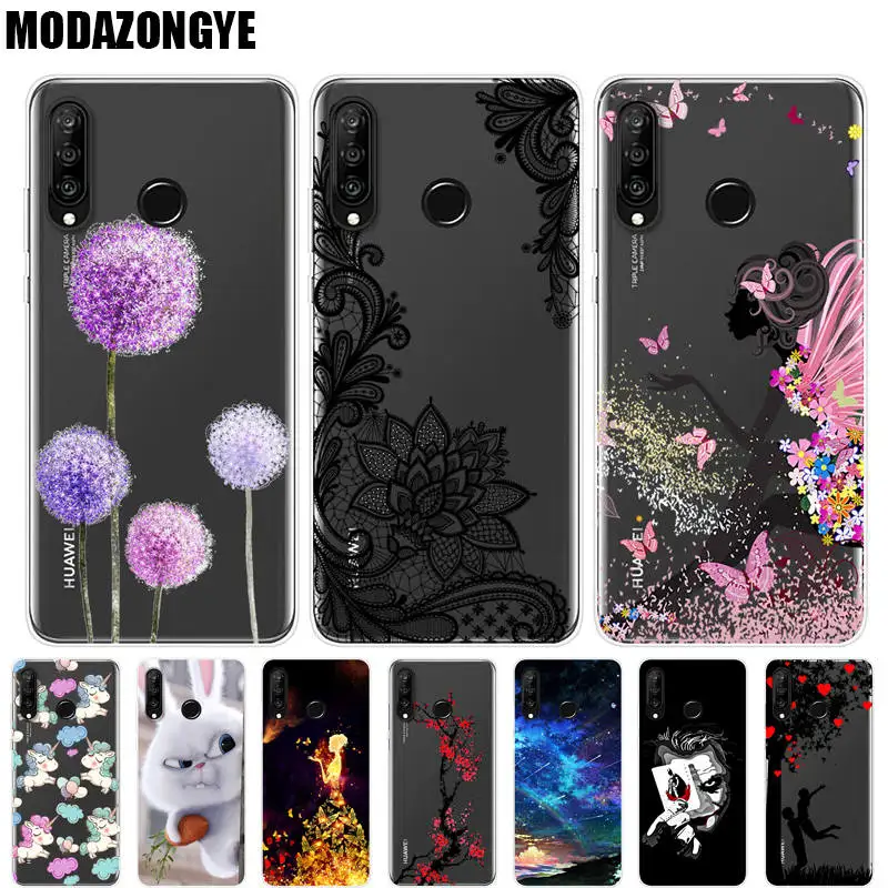 Чехол для Huawei Nova 4e чехол телефона Nova4e 4 e задняя крышка из мягкого силикона и