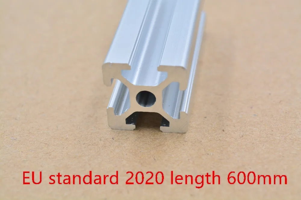 

2020 aluminum extrusion profile european standard white length 580mm 600mm industrial aluminum profile workbench 1pcs