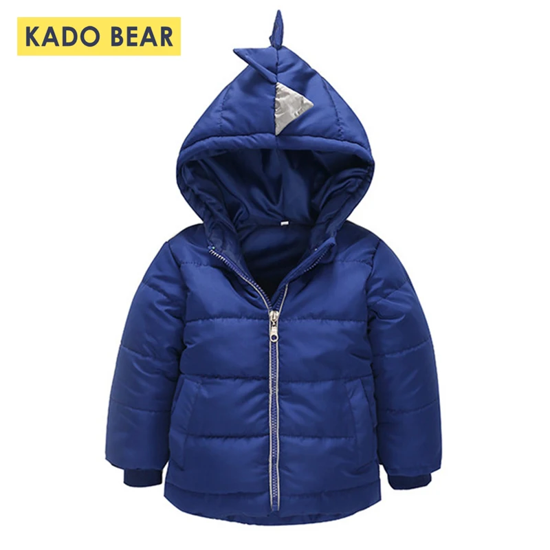 

Boy Winter Coat Hooded Down Thick Kids Clothes 2018 Fashion Long Sleeve Warm Boys Jackets Cartoon Cute Baby Snowsuit Outerwear