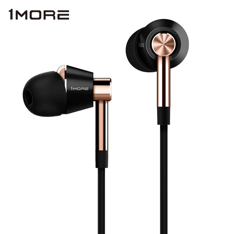 

Original 1More E1001 Triple Driver In-Ear Earphone Earbuds Auriculares with In-line Microphone and Remote for IOS iPhone Xiaomi