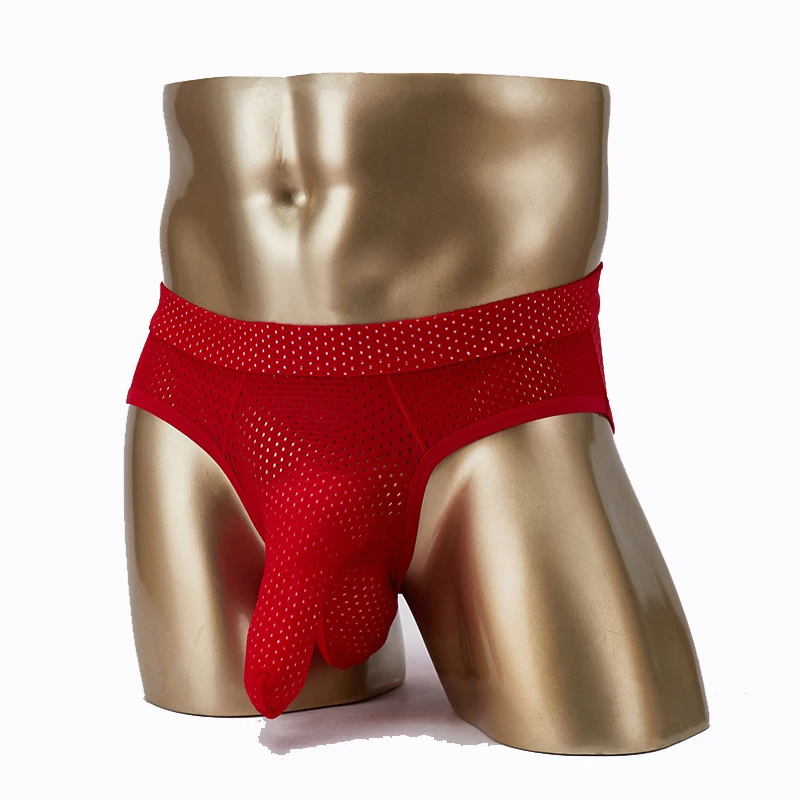 

New Arrival Trunks Men's Sexy Underwear U Convex Design Smooth Long Bulge Pouch Shorts Briefs High Quality Men's Sleepwears NK-B