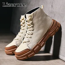 Для Мужчин's повседневная обувь Демисезонный шнуровка Для мужчин; армейские ботинки человек Повседневное Мужская парусиновая обувь Высокое качество туфли KS317