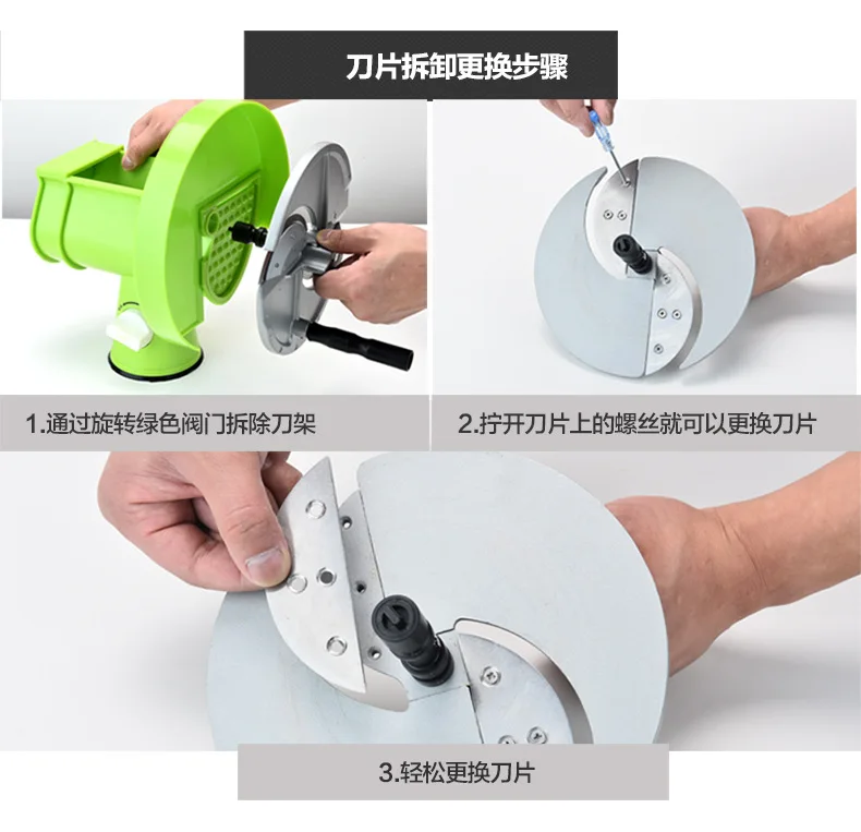  Navpeak Potato slicer for fruits and vegetables Sliced slicer for home use commercial fruits and ve - 32891891524