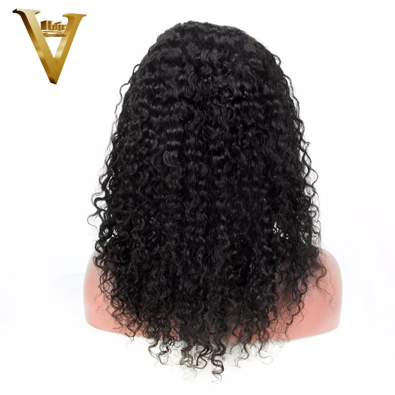 150% Brazilian Glueless Full Lace Human Hair Wigs For Black Women Water Wave With Baby Bleached Knots Remy | Шиньоны и парики
