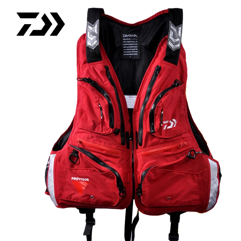 

DAIWA Fishing Vest Life Jacket Life Vest Pesca Tackle 120KG Portable Outdoor Swimming Flotation Vest DF-3401 Fishing Clothing