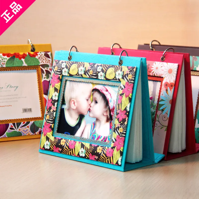 REVIEW TOP SELLER  Calendar Style Photo Frame Couple Family Album Page Type 6 Inch 4D Wedding Baby Photo Frame Interle