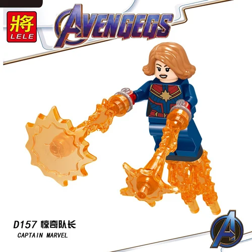 Супер герой Marvel Мстители 4 танос Бесконечность войны Халк эндшпиль строительные блоки детские игрушки - Цвет: D157