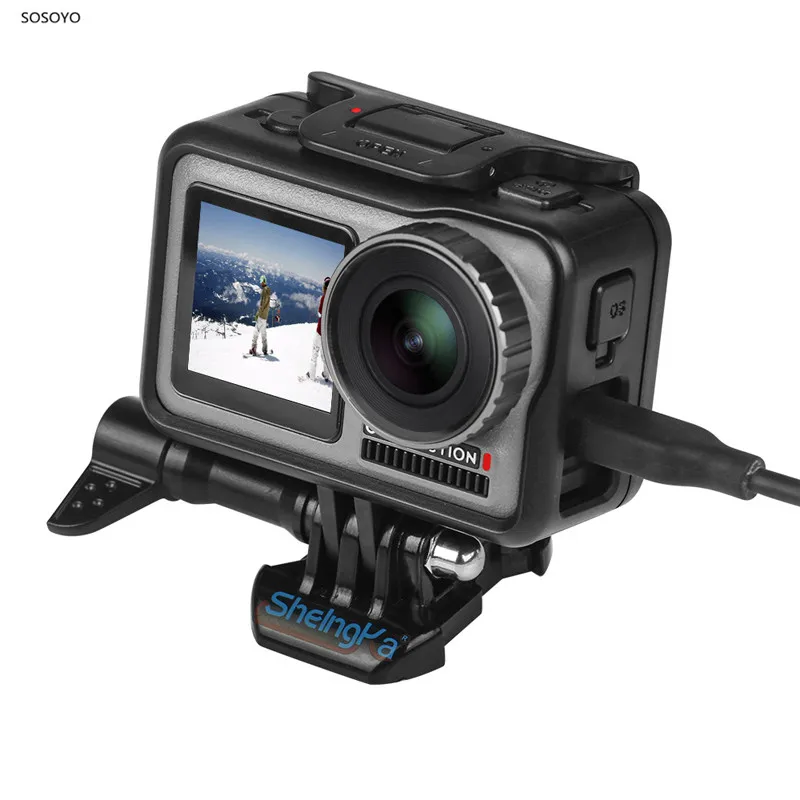 

Plastic Protective Frame Shell Housing border Frame Case Mount Adapter For DJI Osmo Action Sports Camera Accessories