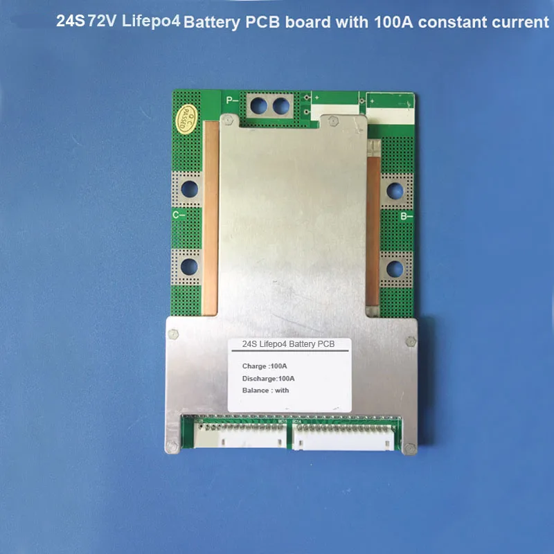 

24S 72V& 87.6V Lifepo4 Battery PCB for 72v Motorcycle Lithium battery BMS with100A current for 24 series Lifepo4 Battery Pack
