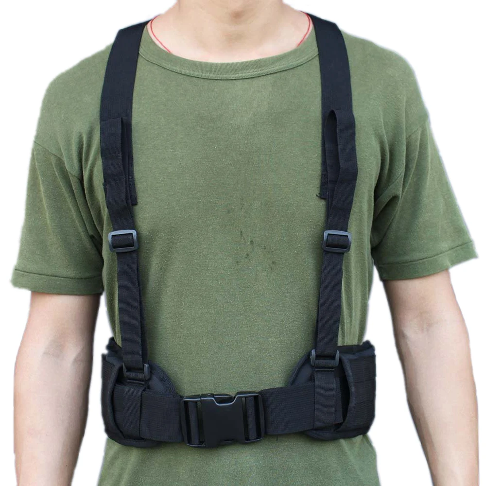 SYB 2016 NEW Adjustable Soft Padded Tactical Waist Belt for Duty(black