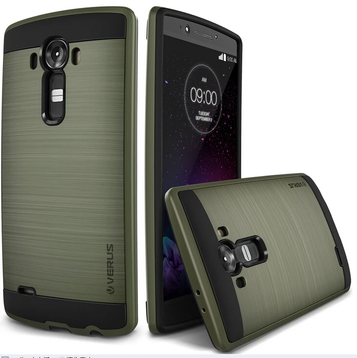 Shockproof Hybrid Rubber Cell Phone Case For LG G3 F400 D855 Double