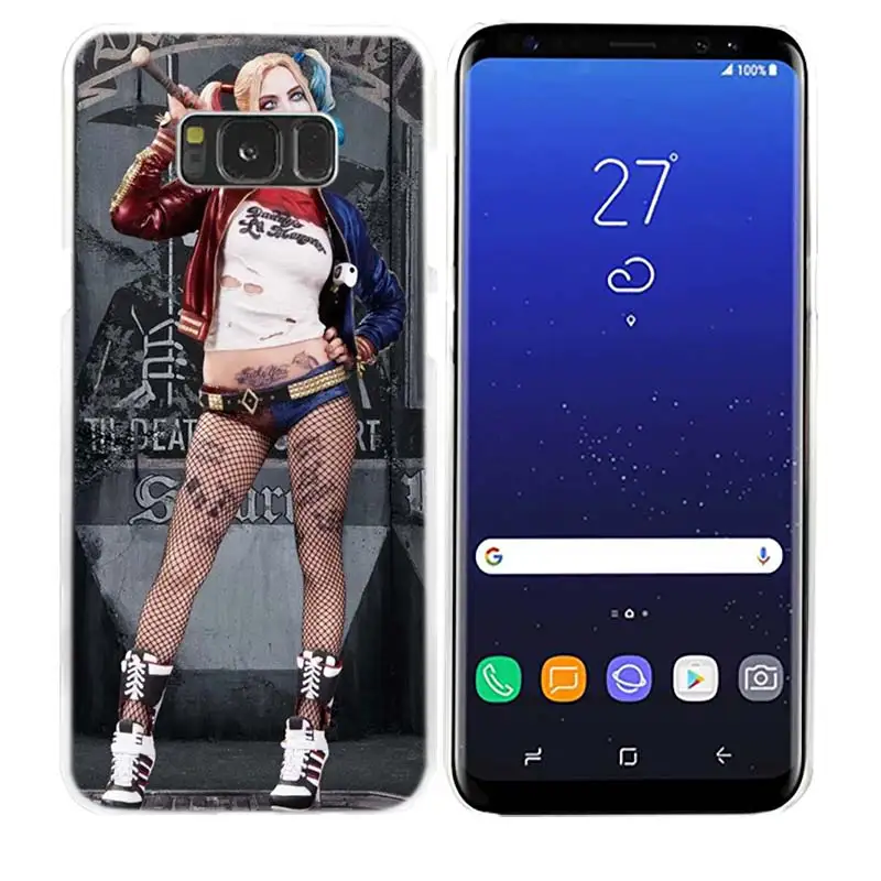 Харли Квинн Отряд Самоубийц для samsung Galaxy Note 8 9 M30 M20 M10 S10 S9 S8 Plus S7 S6 Edge жесткий пластиковый чехол для телефона - Цвет: 14