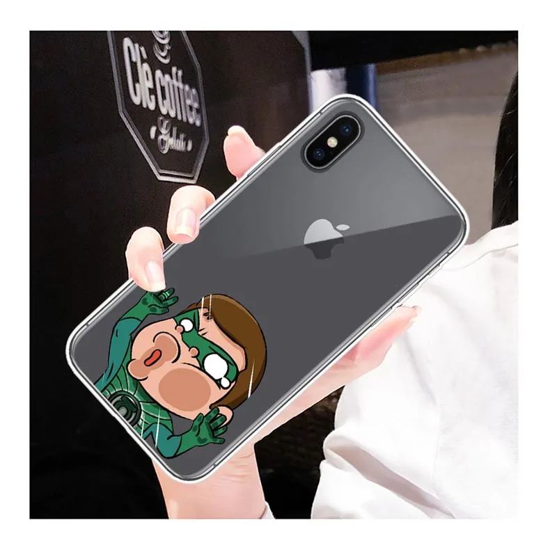 Силиконовый чехол CinkeyPro для iPhone X XR Xs Max 8 7 6 Plus S 5S SE прозрачный телефона TPU задний s