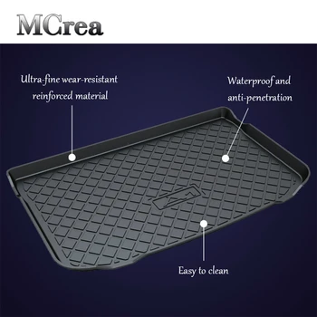 

MCrea Car Cargo Liner Rear Trunk Mat For Audi A4 B8 A3 8V Q3 Q5 Q7 TT A1 A8L A5 B8 B9 Trunk Tray Anti Kick Floor Mat Accessories