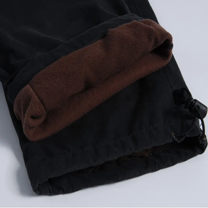 Baggy Cargo Décontracté Pantalon light Couche Doublure Hiver Double De Armée Hommes Militaire army Black Green Green grey Long Molletonée Chaud Tactique Combat q0w44tvS7